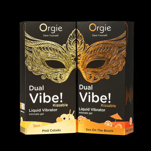 Orgie Dual Vibe Kissable Gel Pina Colada 15 ml